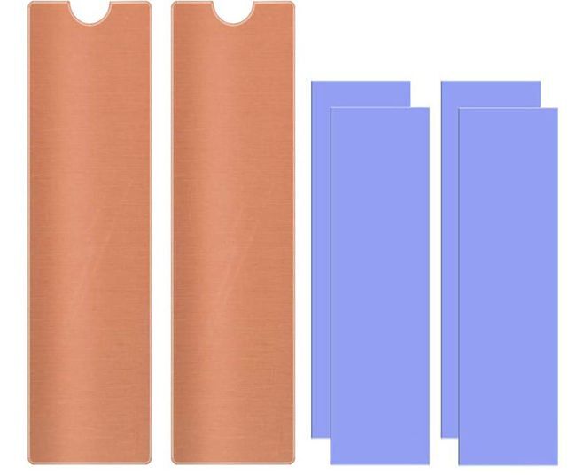 Generic B07XD8M43P M.2 Copper Heatsinks Cooler for M.2 2280 SSD Laptop?2 Pack) - Afbeelding 1 van 1