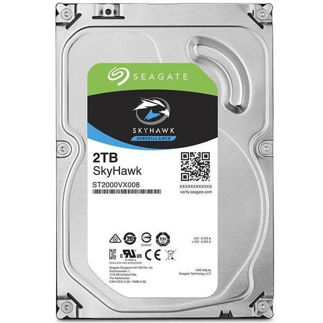 Seagate ST2000VX008 Festplatte - SkyHawk - 2 TB - SATA - 3,5" - 5900 U/min - 64 MB - Bild 1 von 1